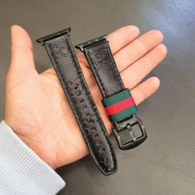 Gucci グッチ高級感 Apple Watch se2/6/5/4/3/2/1ベルト 軽量 フィット 通気性男性向けアップルウオッチ se2/7 スポーツベルト 上質ブランドiwatch 7バンド 丈夫ブランド apple watch ultra シリコンバンド 痛くない