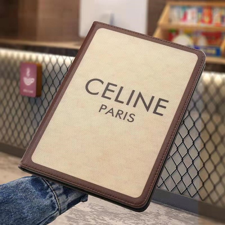 CELINE セリーヌハイブランド iPad AIR 5 6 2023世代ケース手帳型 ケースipad pro12.9インチカバーブランド男女愛用カワイイ ブランド アイパッドmini6 7保護カバー スタンドおしゃれ iPad AIR5 6/mini6 7手帳型ケース 全面カバー