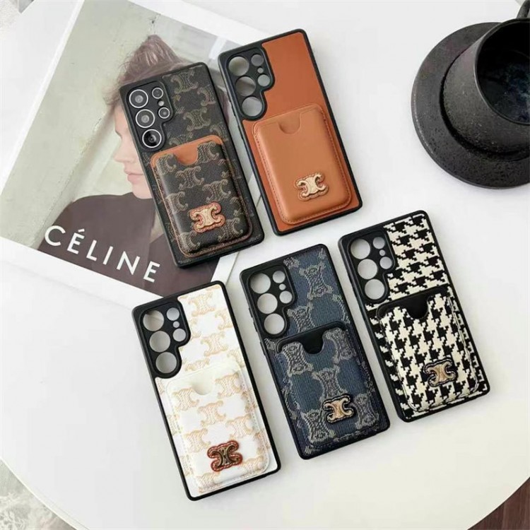 CELINE セリーヌギャラクシーs25 s24 ultraスマホケースレディースブランドGalaxy s23 plus s24 s25ultraカバーケース 薄型 ファッションブランドGalaxy s23 s24 ultraカバーアイフォン14 15 16ケースカバー 全面保護 かわいいブランド軽量サムスンs24 s23/s24+/s23ultra iphone 14 15 16スマホカバー