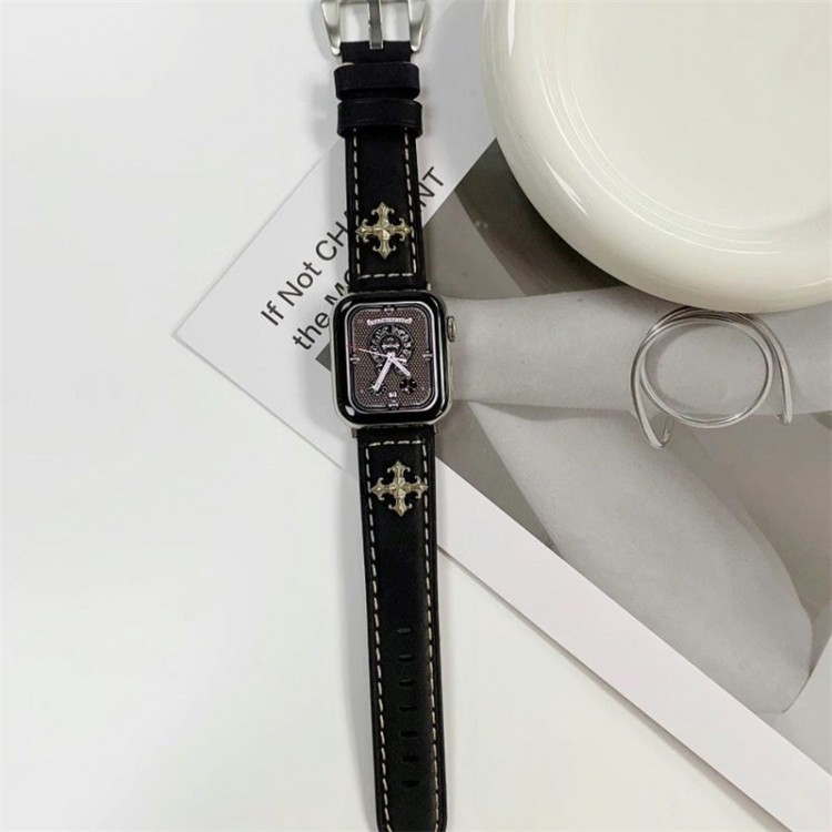 クロムハーツ Chrome Hearts アップルウォッチ ultra 49mmブランドベスト高級感 Apple Watch9 8 7  se2/6/5/4/3/2/1ベルト 軽量 フィット 通気性ブランドiwatch 7 8 9 バンド 丈夫ブランド apple watch ultra 2 49mmシリコンバンド 痛くない