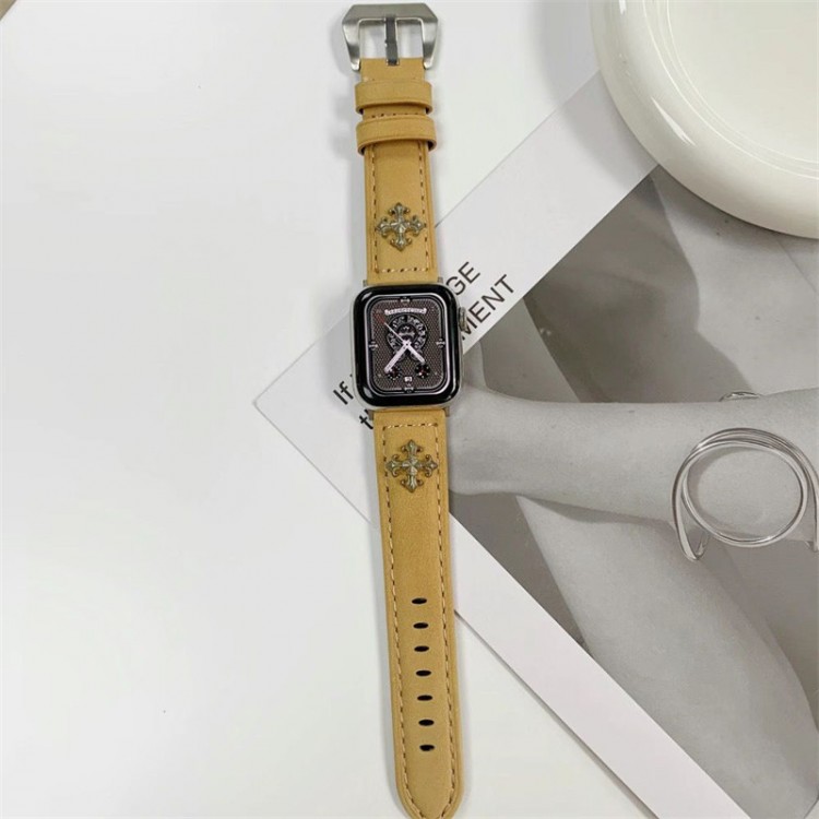 クロムハーツ Chrome Hearts アップルウォッチ ultra 49mmブランドベスト高級感 Apple Watch9 8 7  se2/6/5/4/3/2/1ベルト 軽量 フィット 通気性ブランドiwatch 7 8 9 バンド 丈夫ブランド apple watch ultra 2 49mmシリコンバンド 痛くない