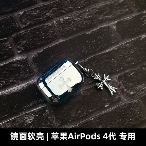 クロムハーツ Chrome Hearts airpods4 pro max 4 3カバー 軽量 紛失防止スニーカー形のairpods 4 pro2 proケース ブランド 人気メンズ向けAirPods 4/3/2/1ケースブランドかっこいいブランド若者オシャレエアーポッズ4 3 pro2/proケース耐衝撃