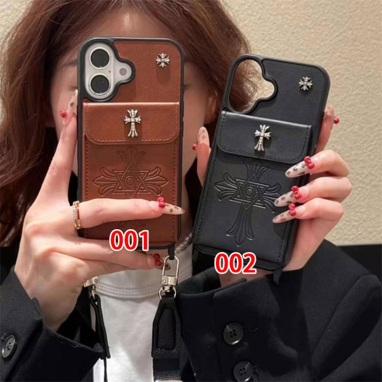 クロムハーツ Chrome Hearts iPhone 16 15 plus 16 pro maxブランドスマホケースブランドアイフォン16 pro max 15plus 16プロマックスマホカバー男女兼用アップル16 15 pro max 16 plusケース全機種対応パロディ