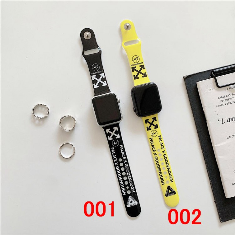 Off-White オフホワイトブランド Apple Watch10 9 ultra2 バンド 華奢革 交換バンド高級感 Apple Watch10 9 8 7  se2/6/5/4/3/2/1ベルト 軽量 フィット 通気性ブランド apple watch ultra 3 10 9 49mmシリコンバンド 痛くないApple Watch 10 9 ultra/8/7/6ブランドベルト 流行り