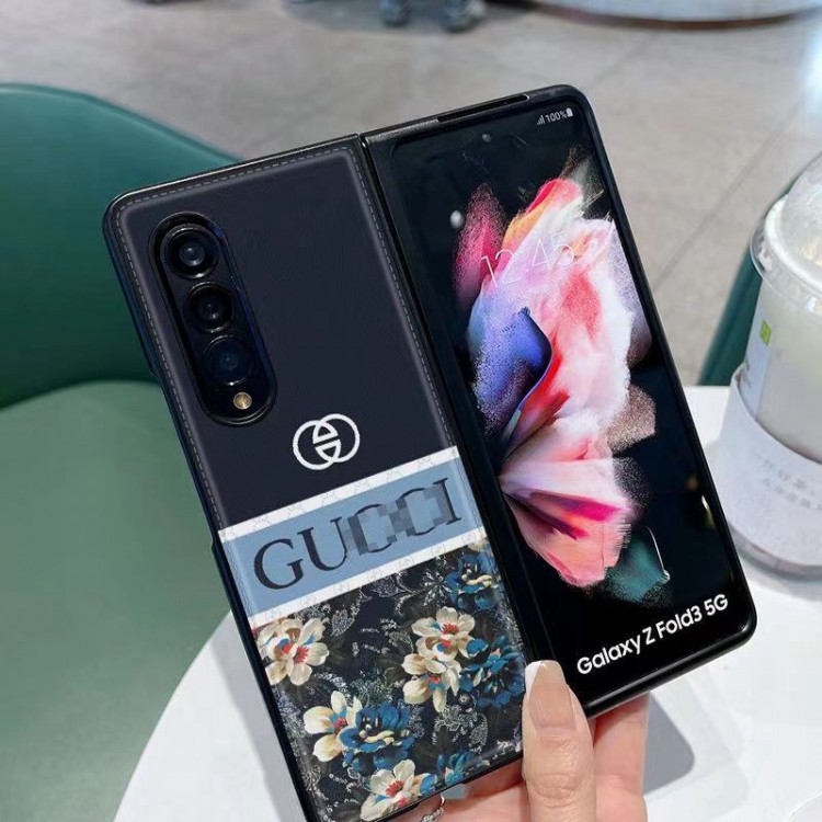 Gucci グッチブランドギャラクシーz flip4スマホカバースムーズ高級感galaxy z fold5ケースハイブランドブランドスマホケース男女兼用ハイブランドGalaxy z flip 5 4 3携帯ケースビジネス