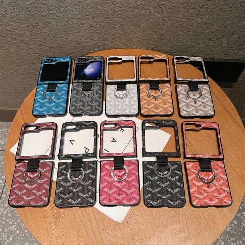 Goyard ゴヤールz flip6 fold6ブランドケースメンズ高級感galaxy z fold6 5 4 3ケースハイブランドブランドスマホケース男女兼用ハイブランドGalaxy z flip 5 4 3 6携帯ケースビジネス