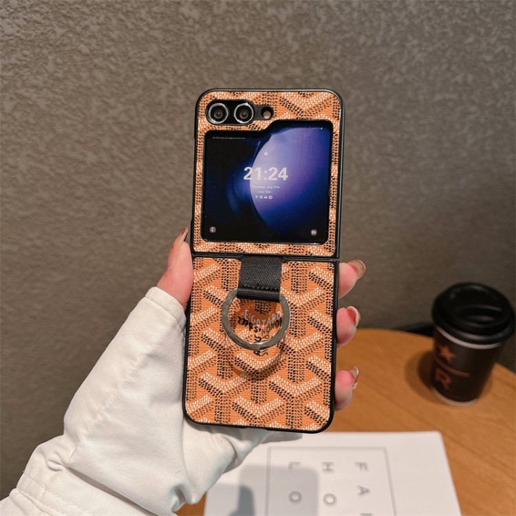 Goyard ゴヤールz flip6 fold6ブランドケースメンズ高級感galaxy z fold6 5 4 3ケースハイブランドブランドスマホケース男女兼用ハイブランドGalaxy z flip 5 4 3 6携帯ケースビジネス