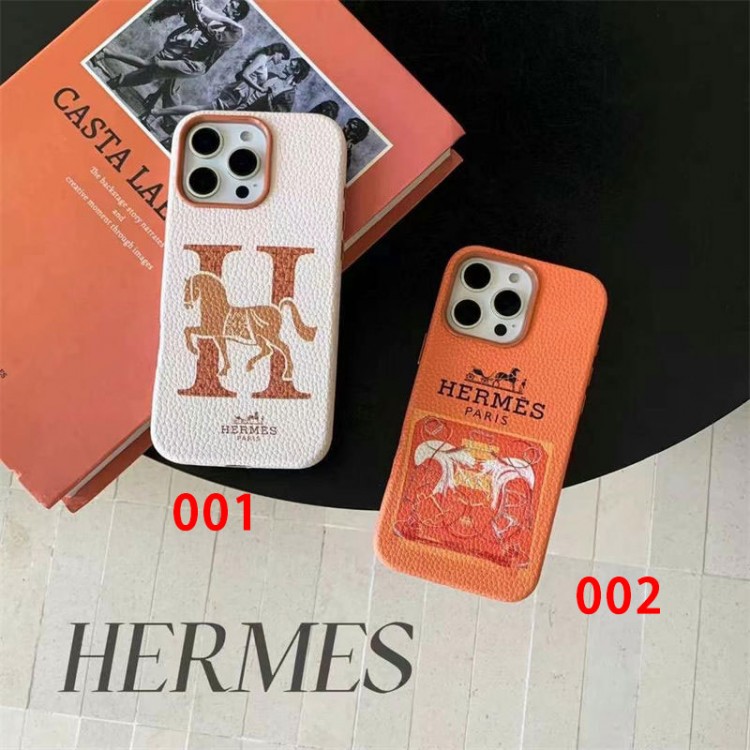 Hermes エルメスブランドiPhone16  plus 15 16pro maxケースメンズブランドアイフォン16 pro max 15plus 16プロマックスマホカバー男女兼用芸能人愛用するブランドアイフォン16  pro15 16 proケースカバー