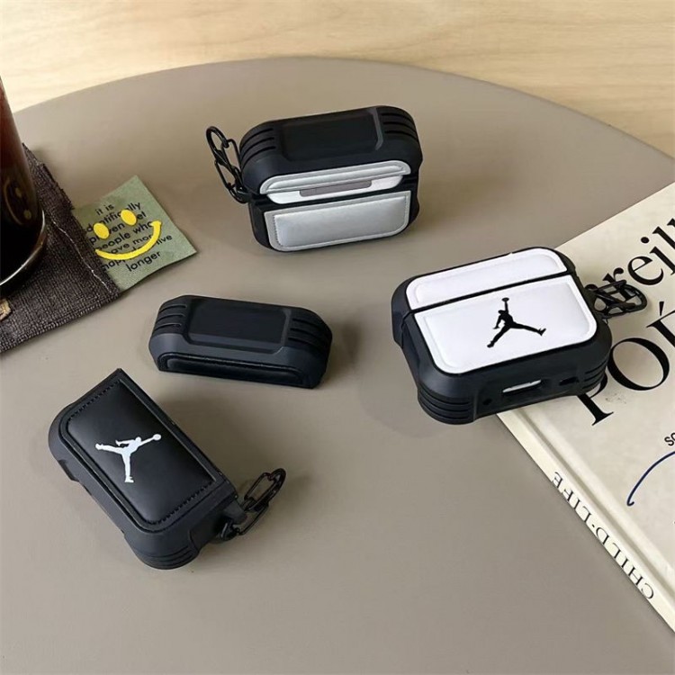 Jordan ジョーダンairpods 4 pro2 3カバー 軽量 紛失防止かわいいエアーポッズ4/3/2/1カバー個性スニーカー形のairpods 4 pro2 proケース ブランド 人気ブランド若者オシャレエアーポッズ4 3 pro2/proケース耐衝撃