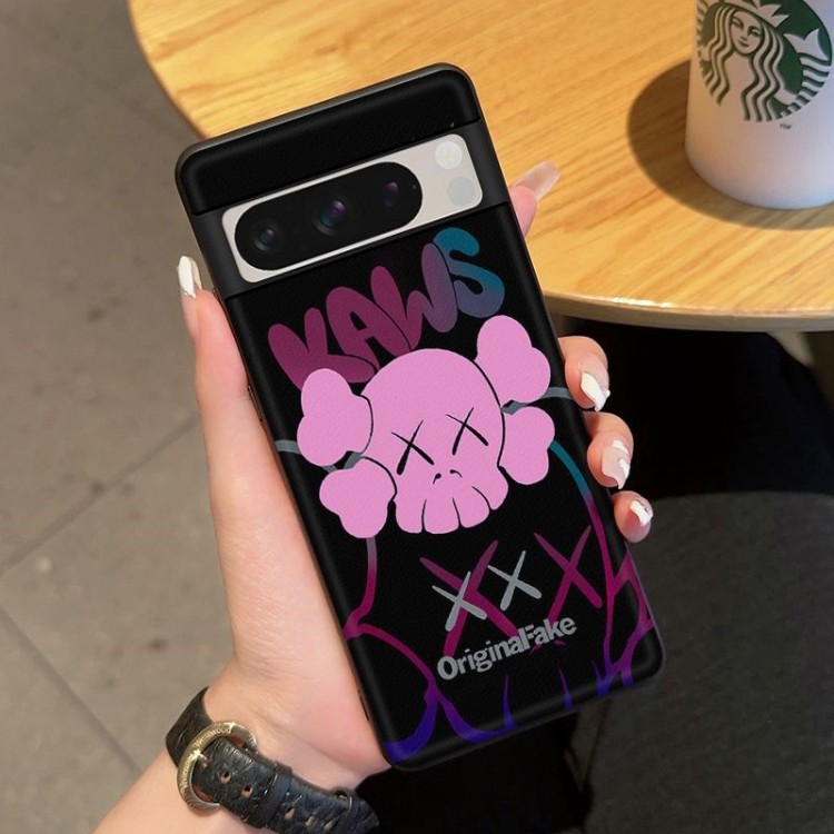 Kaws カウズグーグル ピクセル 7a 8a 8プロケースメンズレディースグーグル ピクセル8a 7a 6a 5/4aカバーGoogle Pixel 8 pro 8a愛用ブランドケースカバーブランド Google Pixel 8a 8 pro 7 6aカバー