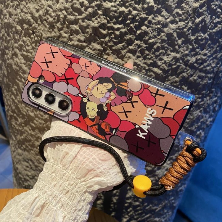 Kaws カウズブランドギャラクシーz flip6 4 5 fold6 5 4 3スマホカバースムーズかわいいsamsung z fold 6 5 4 flip6 5 4ケースカバー激安大人っぽい ギャラクシーz fold3/2 4 5 6ブランドスマホカバーブランド落下保護galaxy z flip3 4 5 6携帯カバーレディース