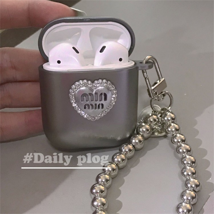 ミュウミュウ MiuMiuブランドエアーポッズpro2 4 3 2 max保護ケースAirPods 3 4ブランドケース 携帯便利 ファッションスニーカー形のairpods pro2 proケース ブランド 人気ブランドairpods 3/プロ2カバーパロディ