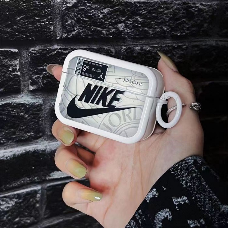 Nike ナイキかわいいエアーポッズ4/3/2/1カバー個性スニーカー形のairpods pro2 proケース ブランド 人気ブランドairpods 3/プロ2カバーパロディメンズ向けAirPods 4/3/2/1ケースブランドかっこいい