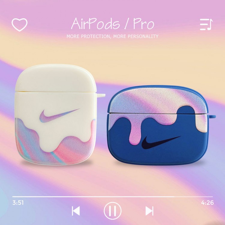 Nike ナイキかわいいエアーポッズ4/3/2/1カバー個性ブランドairpods 3/プロ2カバーパロディメンズ向けAirPods 4/3/2/1ケースブランドかっこいいブランド若者オシャレエアーポッズ4 3 pro2/proケース耐衝撃