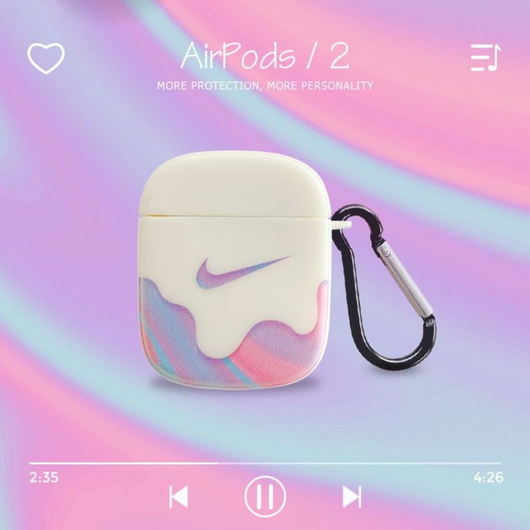 Nike ナイキかわいいエアーポッズ4/3/2/1カバー個性ブランドairpods 3/プロ2カバーパロディメンズ向けAirPods 4/3/2/1ケースブランドかっこいいブランド若者オシャレエアーポッズ4 3 pro2/proケース耐衝撃