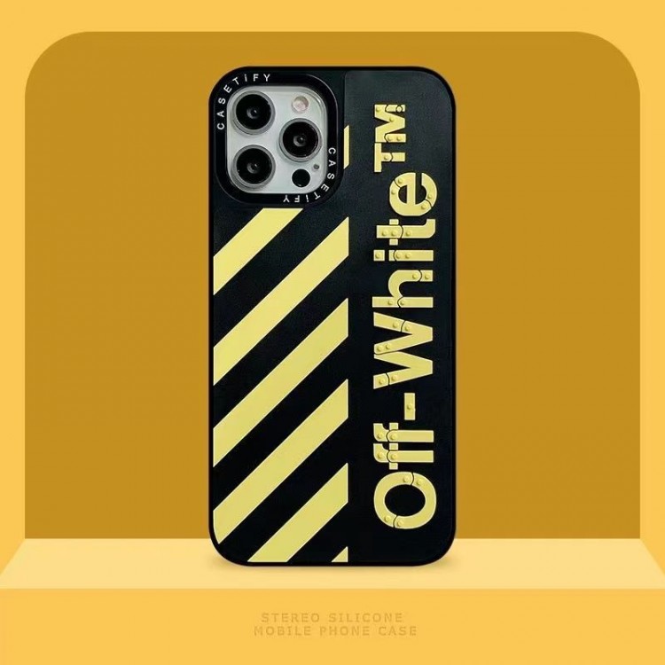 Off-White オフホワイトブランドiPhone16 15 14pro maxケースメンズアイフォン16 pro max 15 14 16 plusハイブランドケースブランドアイフォン16 pro max 15plus 14プロマックスマホカバー男女兼用