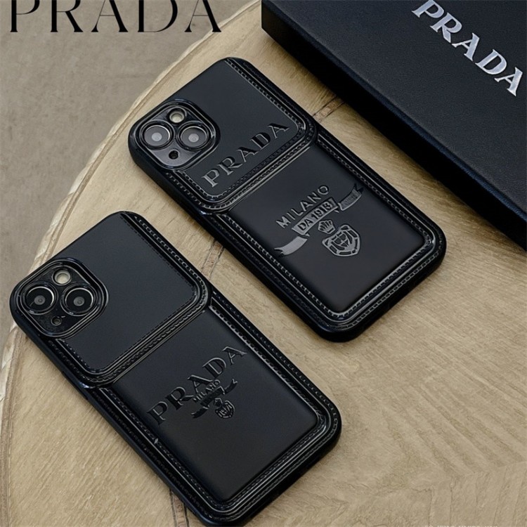 Prada プラダブランドアップル15+ 16 14proケース激安パロディブランドアイフォン16 pro max 15plus 14プロマックスマホカバー男女兼用アップル16 15/14 pro max plusケース全機種対応パロディ