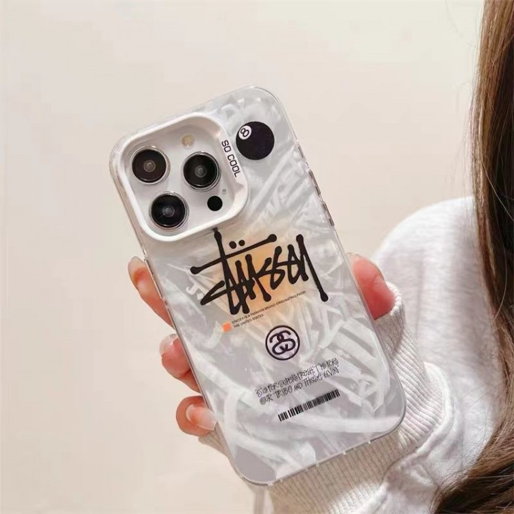 Stussy ステューシーギャラクシーA53 a55 iphone 16 15 plusブランドカバー耐衝撃セレブ愛用するブランドgalaxy a54 a55ケースカバーgalaxy a55 a54 a53/a52ブランドスマホケースブランドsumsung a33/a73ケース全機種対応パロディ