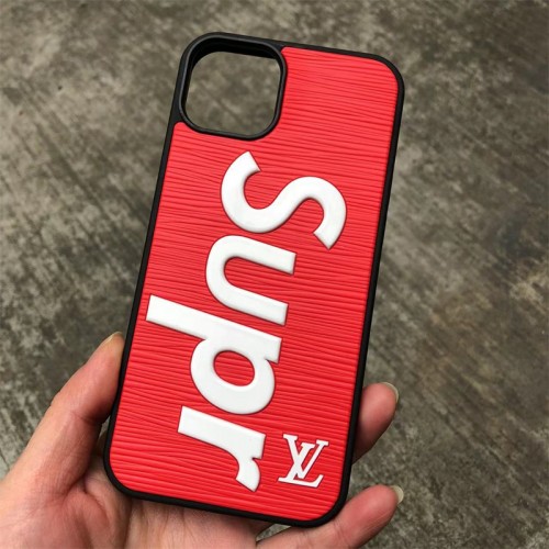 Supreme シュプリーム ルイヴィトン Lv ブランドiPhone16 15 14pro maxケースメンズiPhone 16 15 plus 14 pro maxブランドスマホケースアップル16 15/14 pro max plusケース全機種対応パロディ