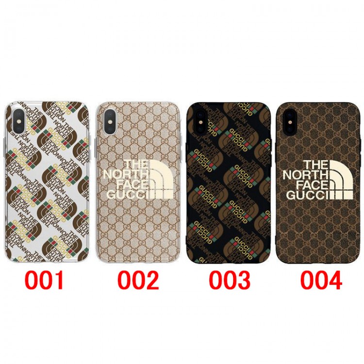 ザ・ノース・フェイス THE NORTH FACE グッチ Gucci iPhone 16 15 plus 14 pro maxブランドスマホケース芸能人愛用するブランドアイフォン16 15 14 proケースカバーアップル16 15/14 pro max plusケース全機種対応パロディ