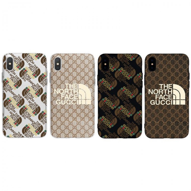 ザ・ノース・フェイス THE NORTH FACE グッチ Gucci iPhone 16 15 plus 14 pro maxブランドスマホケース芸能人愛用するブランドアイフォン16 15 14 proケースカバーアップル16 15/14 pro max plusケース全機種対応パロディ