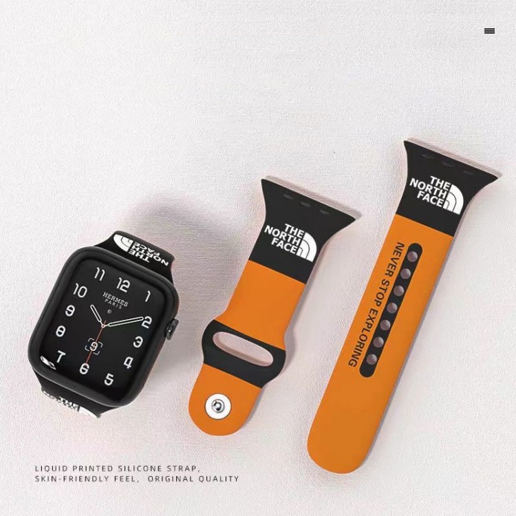 ザ・ノース・フェイス THE NORTH FACEブランド Apple Watch 9 ultra バンド 華奢革 交換バンド男性向けアップルウオッチ se2/7 8 9 スポーツベルト 上質ブランドiwatch 7 8 9 バンド 丈夫Apple Watch 9 ultra/8/7/6ブランドベルト 流行り