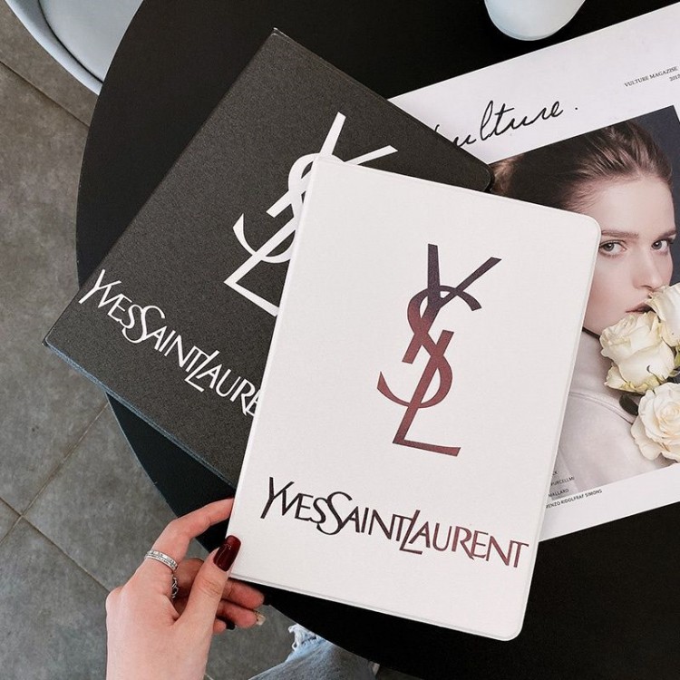 Ysl イブサンローランハイブランド iPad AIR 5 6 2023世代ケース手帳型 ケースカワイイ ブランド アイパッドmini6 7保護カバー スタンド全面保護 ブランド アイパッド ポロ12.9/11インチソフトケース 耐用性 オシャレハイブランド アイパッド10 2023ケース激安