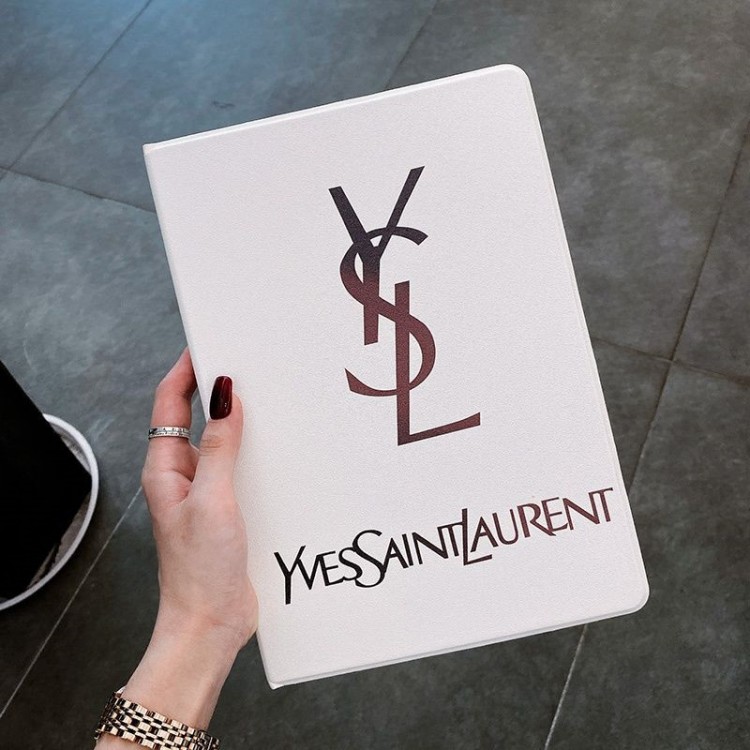 Ysl イブサンローランハイブランド iPad AIR 5 6 2023世代ケース手帳型 ケースカワイイ ブランド アイパッドmini6 7保護カバー スタンド全面保護 ブランド アイパッド ポロ12.9/11インチソフトケース 耐用性 オシャレハイブランド アイパッド10 2023ケース激安