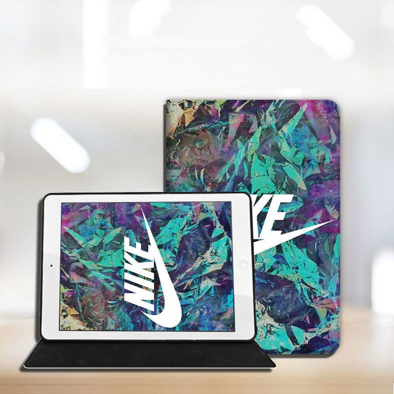 ナイキ ipad pro 2021/8/air4 12.9/11inchesケース ブランド Nike スウッシュ柄 iPad mini 4/5カバー ipad 5/6 9.7インチ 2020 激安 全機種対応