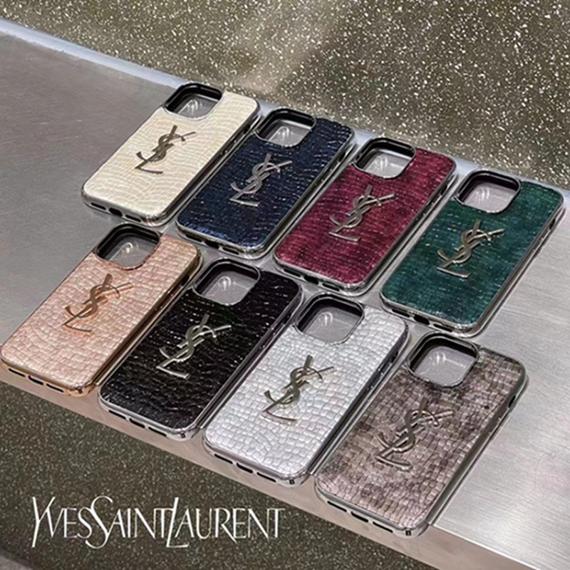 Ysl イブサンローランiPhone 15 14 pro maxブランドスマホケース