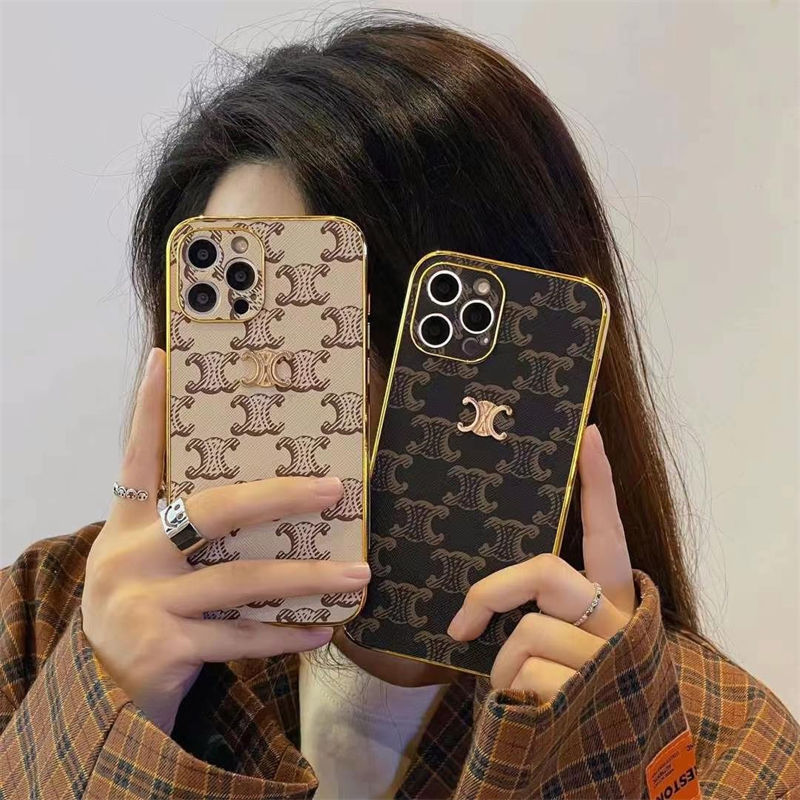 CELINE アイフォン16 pro max 15plus 16プロマックスマホカバー