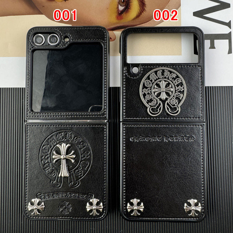 クロムハーツ Chrome Hearts Galaxy Z Flip6 5 4 3ブランドケースメンズブランドギャラクシーz flip6 4 5 fold6 5 4 3スマホカバー