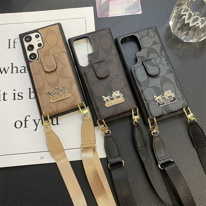 Coach コーチギャラクシーs23 s24 ultraスマホケースレディースブランドGalaxy s23 plus s24カバーケース