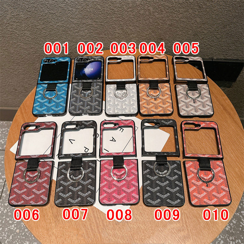 Goyard ゴヤールGalaxy Z Flip6 5 4 3ブランドケースメンズ高級感galaxy z fold6 5 4 3ケースハイブランドブランドスマホケース