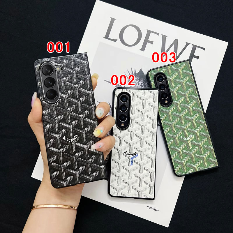 Goyard ゴヤール高級感galaxy z fold6 5 4 3ケースハイブランドハイブランドGalaxy z flip 5 4 3 6携帯ケース