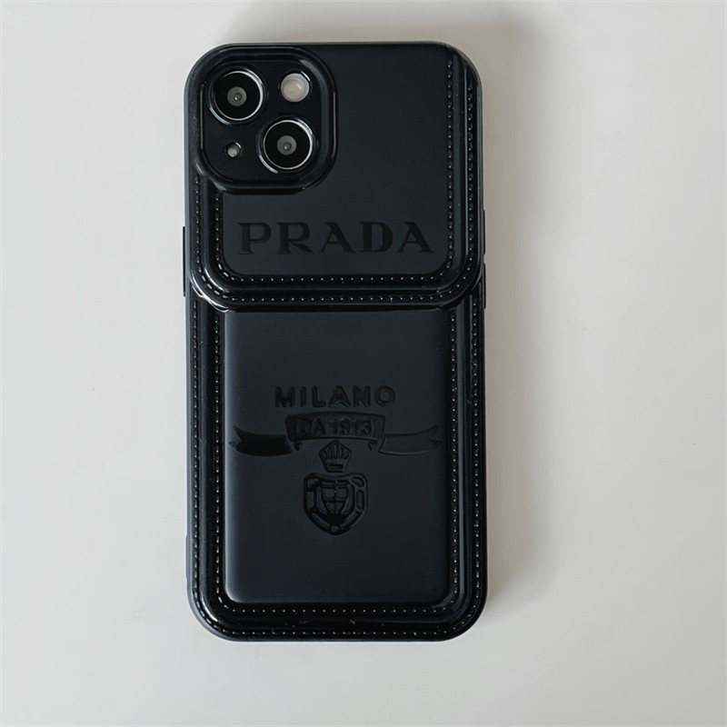 Prada プラダブランドアイフォン16 pro max 15plus 14プロマックスマホカバー男女兼用iPhone16  15pro max 14pro 13 カバー 