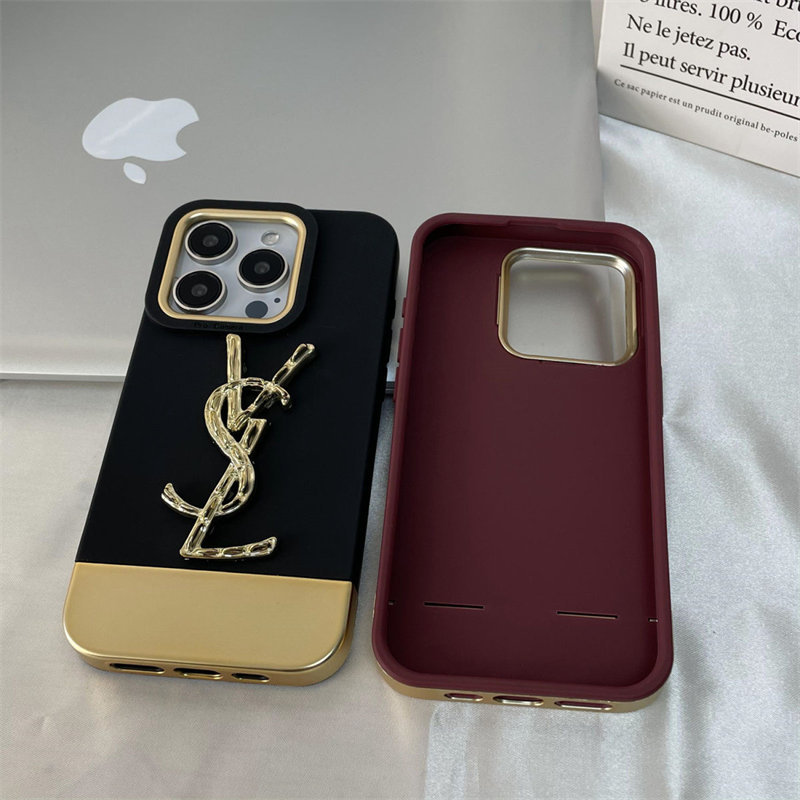 Ysl イブサンローランブランドiPhone16 15 14pro maxケースメンズiPhone 16 15 plus 14 pro maxブランドスマホケース