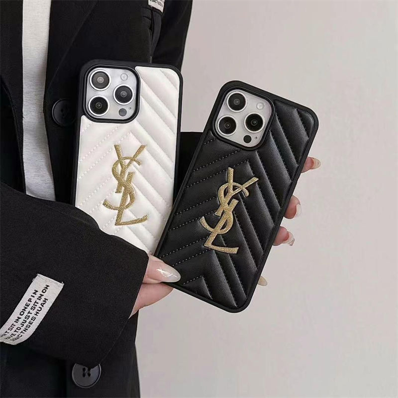 Ysl イブサンローランiPhone16  15pro max 16pro 13 12スマホカバー耐衝撃オシャレ芸能人愛用