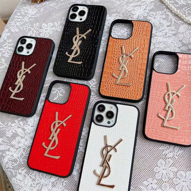 Ysl イブサンローランブランドiPhone16  plus 15 16pro maxケースメンズブランドアップル16+ 16 pro max 14 15 proケース