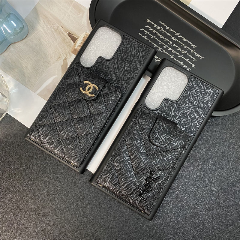 シャネル Chanel Ysl イブサンローラン人気 Samsung s24 s23 + ultra iphone 16 14 15 pro plusブランドスマホカバー